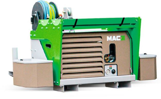 Image sur Compresseur MSH MAC FARMER + Calibration automatique + Enrouleur 20 MT avec la lance de soufflage supersonique offerte